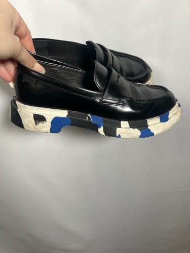 Camper black leather - , walden