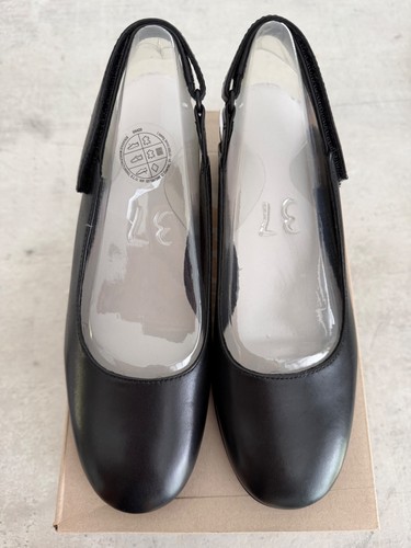 Camper black leather slingback - camper,
