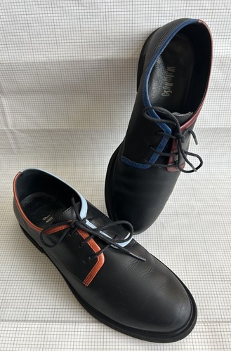 Camper black leather - black, iman