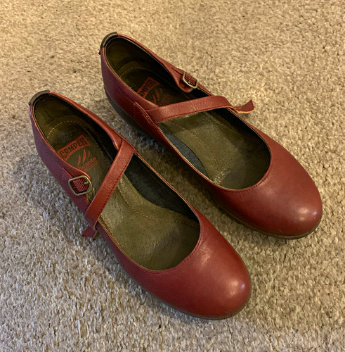Camper women red - red, leather